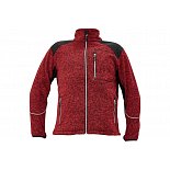 Celopropínací svetr CRV BOYER, červená