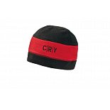 Fleece zimní čepice s proužkem TIWI, červená