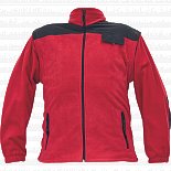 Fleecová pracovní mikina RANDWIK 2 v 1, červená