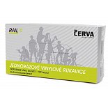 Jednorázové rukavice RAIL vinylové, pudrované, 100ks