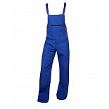 Laclové montérkové kalhoty KLASIK, středně modré