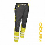 Montérkové pasové kalhoty CHAMEO RANGO HV, tm.šedá/žlutá HV