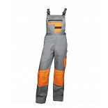 Montérkové pracovní kalhoty s laclem Ardon 2STRONG, šedo/oranžové