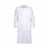 Pánský pracovní plášť s dlouhým rukávem ERIK, bílý