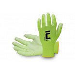 Povrstvené pracovní rukavice EMBERIZA, žluté