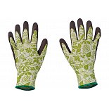 Povrstvené rukavice PINTAIL,hnědá/zelená