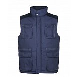 Pracovní zateplená vesta DAVIDA, tm.modrá