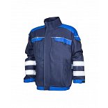 Reflexní montérková pracovní blůza COOL TREND, tmavě modrá/modrá