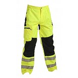 Reflexní montérkové kalhoty TICINO, žluté