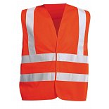 Síťovaná reflexní vesta QUOLL, oranžová