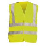 Síťovaná reflexní vesta QUOLL, žlutá