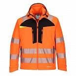 Výstražná softshellová bunda DX4 Hi-Vis, oranžová/černá