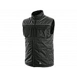 Zateplená vesta SEATTLE, černo-šedá