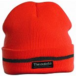 Zimní pletená reflexní čepice TURIA, oranžová