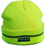 Zimní pletená reflexní čepice TURIA, žlutá