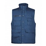 Zimní pracovní vesta TRITON/TONY, tm.modrá