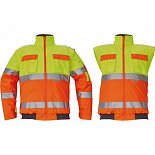 Zimní reflexní pilotka CLOVELLY 2 v 1, žlutá/oranžová