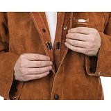 další vyobrazení Celokožená svářečská blůza WELDAS Lava Brown, vel.M