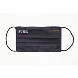 další vyobrazení Černá textilní rouška HIGHSAFE+ SE STŘÍBREM, za uši, pratelná 