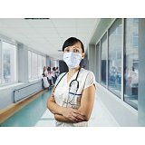 další vyobrazení Certifikovaná textilní rouška HIGHSAFE+ SE STŘÍBREM, za hlavu, pratelná 