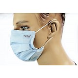 další vyobrazení Certifikovaná textilní rouška HIGHSAFE+ SE STŘÍBREM, za uši, pratelná 