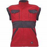 další vyobrazení Dámská montérková pracovní blůza MAX NEO LADY, červená/černá