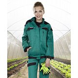 další vyobrazení Dámská pracovní blůza COOL TREND, zeleno/černá