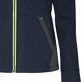 další vyobrazení Dámská softshellová bunda Nine Worths FLORENCE 1502, nám. modrá/žlutá