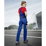 další vyobrazení Dámské pracovní kalhoty s laclem COOL TREND, modro/černé