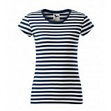 další vyobrazení Dámské pruhované triko Malfini SAILOR 804, modro-bílá