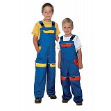 další vyobrazení Dětské pracovní montérky s laclem COOL TREND, modro-červené