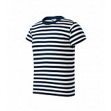 další vyobrazení Dětské pruhované triko Malfini SAILOR 805, modro-bílá