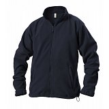 další vyobrazení Fleecová mikina na zip, tmavá modrá