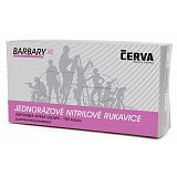 další vyobrazení Jednorázové rukavice BARBARY nitrilové, pudrované, 100ks