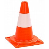 další vyobrazení Kužel PVC červeno-bílý, v. 34 cm