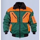 další vyobrazení Lesnická pasová bunda TerraTrend PILOT 3 v 1, zeleno-oranžová