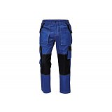 další vyobrazení Letní montérkové pracovní kalhoty MAX SUMMER, modrá/černá
