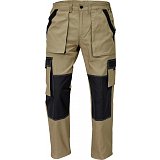 další vyobrazení Letní montérkové pracovní kalhoty MAX SUMMER, písková/černá