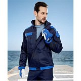 další vyobrazení Montérková pracovní blůza COOL TREND, tmavě modro/modrá