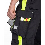 další vyobrazení Montérkové kalhoty s laclem Ardon NEON, černo-žluté