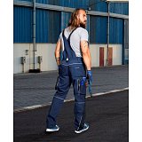 další vyobrazení Montérkové kalhoty s laclem Ardon URBAN+, tmavě modré