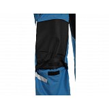 další vyobrazení Montérkové kalhoty s laclem CXS STRETCH,středně modrá-černá