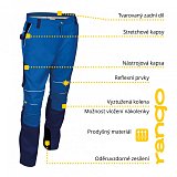 další vyobrazení Montérkové pasové kalhoty CHAMEO RANGO, royal/navy	