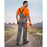 další vyobrazení Montérkové pracovní kalhoty s laclem Ardon 2STRONG, šedo/oranžové