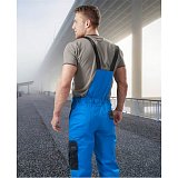 další vyobrazení Montérkové pracovní kalhoty s laclem Ardon 4TECH, modro/černé