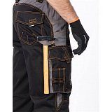 další vyobrazení Montérkové pracovní pasové kalhoty Ardon VISION, černé (prodloužené)