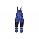 další vyobrazení Montérkové zateplené kalhoty s laclem MAX REFLEX Winter, modrá/černá