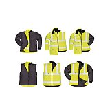další vyobrazení Multifunkční bunda Portwest Hi-Vis 7v1, žlutá
