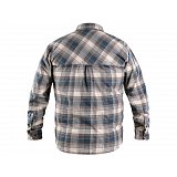 další vyobrazení Pánská flanelová košile s dlouhým rukávem TIM, petrol-béžová