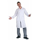 další vyobrazení Pánský pracovní plášť s dlouhým rukávem FERN, bílý